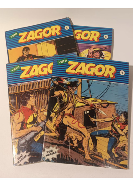 Yeni Zagor 4 sayı lot